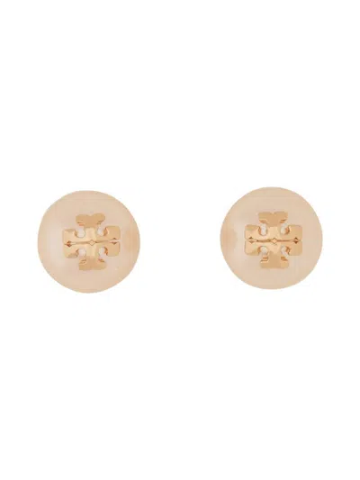 Shop Tory Burch "kira" Earrings In Pink