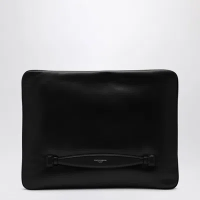 Dolce & Gabbana Dolce&gabbana Black Nappa Leather Handbag