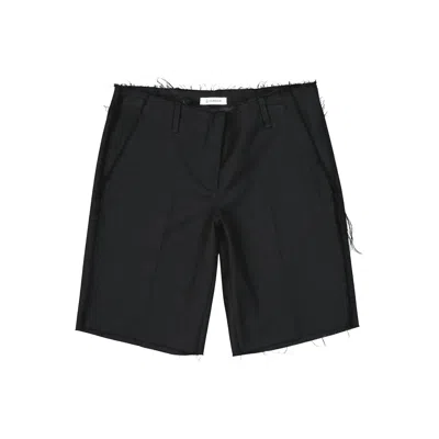 Shop Dondup Virgin Wool Shorts