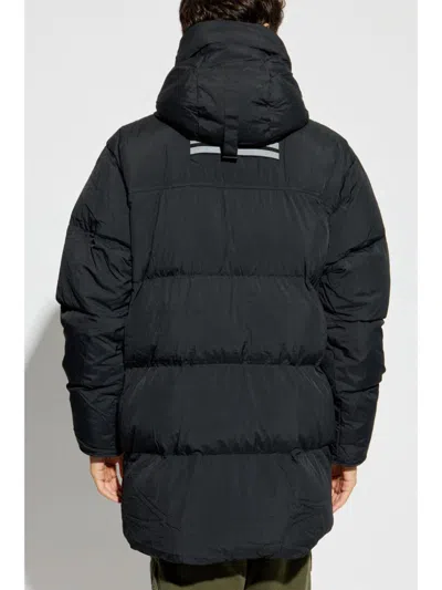 Shop Canada Goose Lawrence Midi Down Jacket In Black