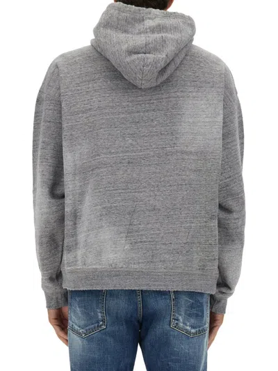 Dsquared2 Dsquared Men Sweatshirt With Logo In Grey
