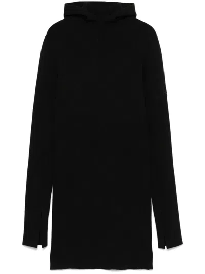 Fendi Mini Fitted Dress With Hood In Black