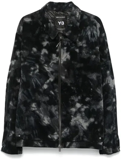 Shop Y-3 Adidas Aop Nyl Lin J Zipped Jacket Clothing In Multicolour