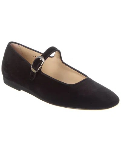 Le Monde Beryl Black Mary Jane Ballerina Flats In Black