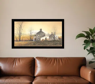 Homezia Rising Early 2 Black Framed Print Wall Art