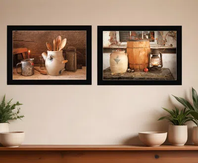 Homezia Set Of Two The Nail Keg 3 Black Framed Print Wall Art