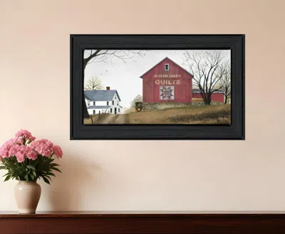 Homezia The Quilt Barn 1 Black Framed Print Wall Art