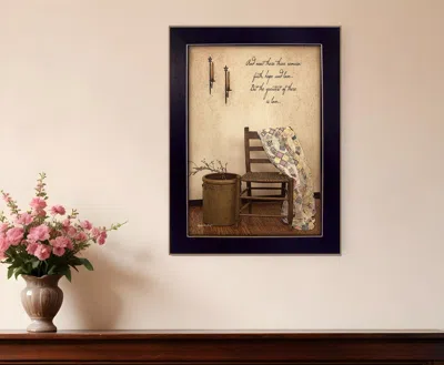 Homezia These Three Remain Black Framed Print Wall Art
