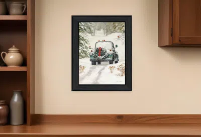 Homezia Winter Park 1 Black Framed Print Kitchen Wall Art
