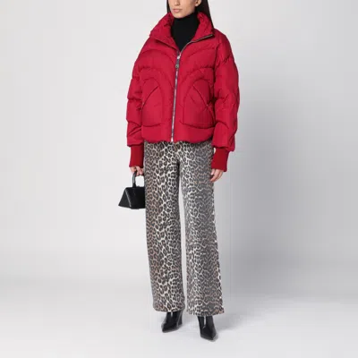 Khrisjoy Corazon Heart-shaped Pockets Puffer Jacket