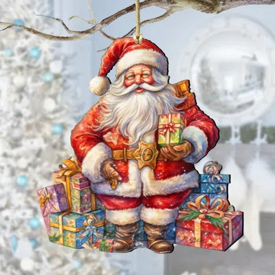 G. Debrekht The Joy Of Giving Wooden Ornaments By