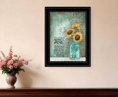 Homezia All Along 2 Black Framed Print Wall Art