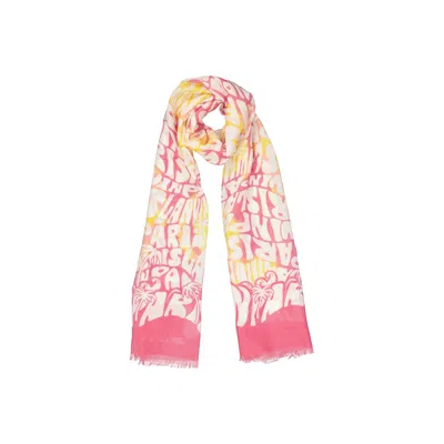 Shop Lanvin Wool Printed Scarf