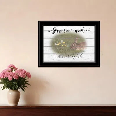 Homezia Some See A Weed 2 Black Framed Print Wall Art