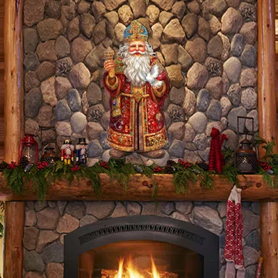 G. Debrekht Santa's Dove Of Hope Holiday Door Decor By