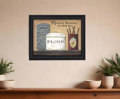 Homezia Meals And Memories Black Framed Print Wall Art