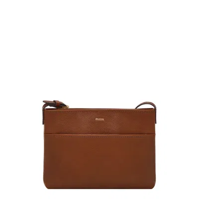 Fossil Women's Phoebe Leather Small Crossbody In Brown