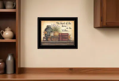 Homezia Heart Of The Home 8 Black Framed Print Kitchen Wall Art