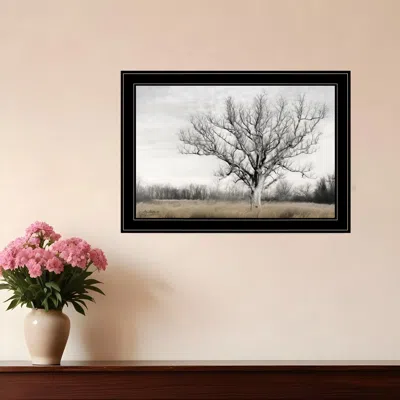 Homezia Earth And Sky 2 Black Framed Print Wall Art