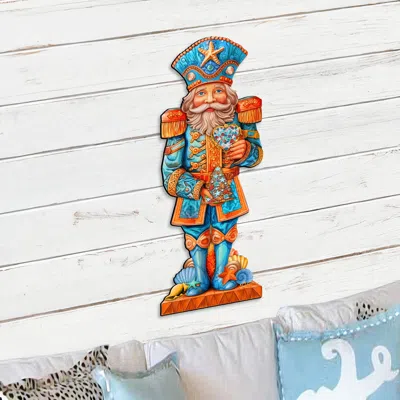 G. Debrekht Coastal Nutcracker Outdoor Door Decor By