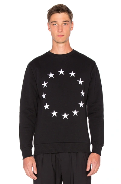 Shop Etudes Studio Studio Etoile Europe Crew Sweatshirt In Black