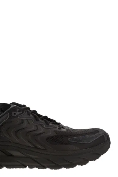 Hoka Clifton 9 Womens Fitness Workout Running Shoes In Black