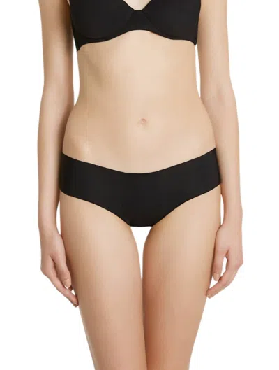 La Perla Women's Black Cotton Full Cut Bikini In Black