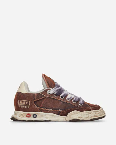 Miharayasuhiro Herbie Og Sole Puffer Canvas Low Sneakers In Purple