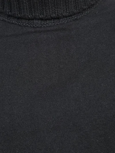 Fabiana Filippi Platinum Lucky Poncho In Black