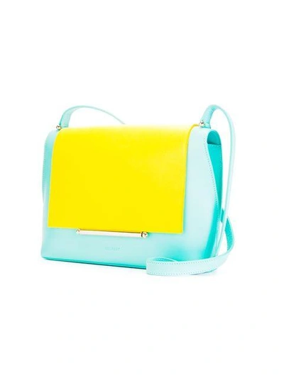 Shop Delpozo 'bo' Satchel Bag In Blue