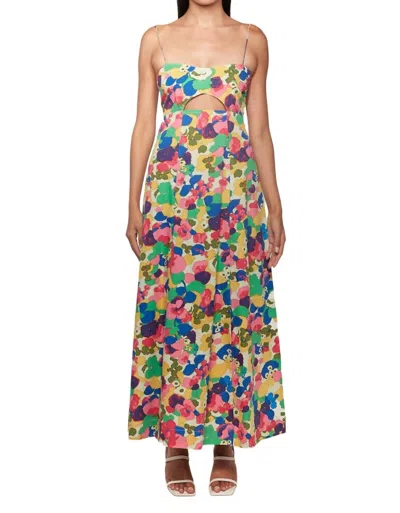 S/w/f Half Moon Midi Dress In Field Trip In Multi