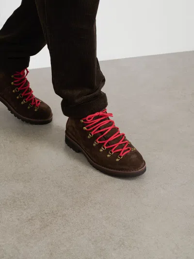 Alex Mill Fracap Magnifico Boot In Brown Suede