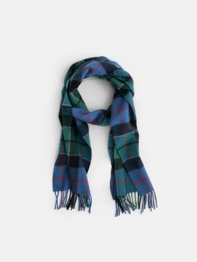Alex Mill Joshua Ellis Plaid Scarf In Cashmere In Green/red/blue