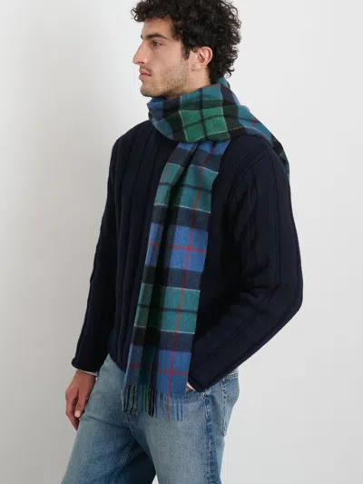 Alex Mill Joshua Ellis Plaid Scarf In Cashmere In Green/red/blue