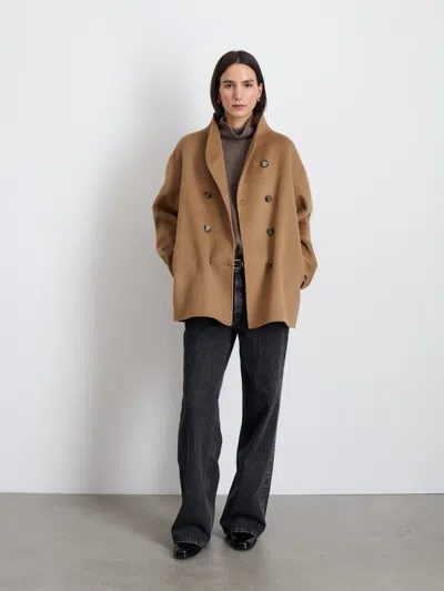 Alex Mill Sophia Coat In Wool In Camel