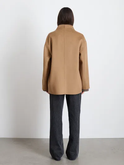 Alex Mill Sophia Coat In Wool In Camel
