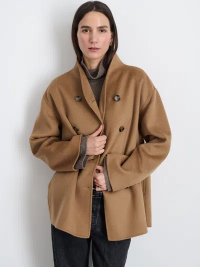 Alex Mill Sophia Coat In Wool In Camel