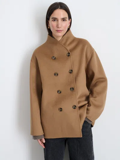 Alex Mill Sophia Coat In Wool In Camel