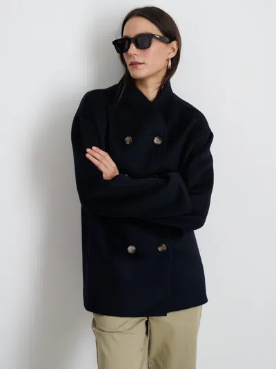Alex Mill Sophia Coat In Wool In Dark Navy