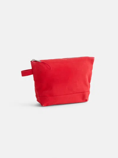 Alex Mill The Perfect Canvas Pouch In Red
