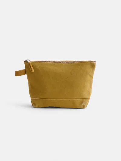 Alex Mill The Perfect Canvas Pouch In Golden Khaki