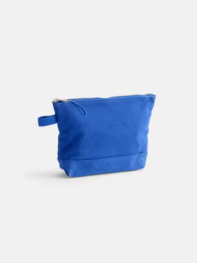 Alex Mill The Perfect Canvas Pouch In Cobalt