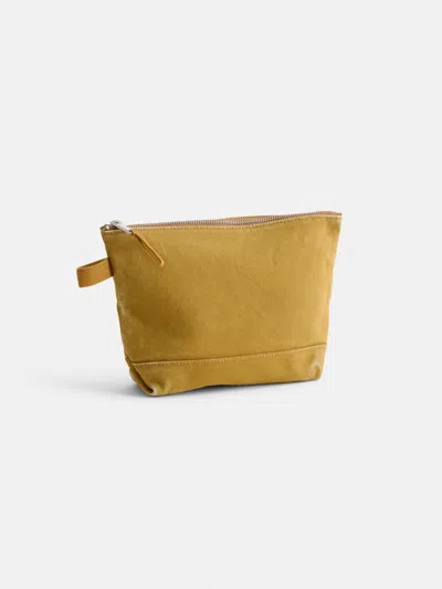 Alex Mill The Perfect Canvas Pouch In Golden Khaki