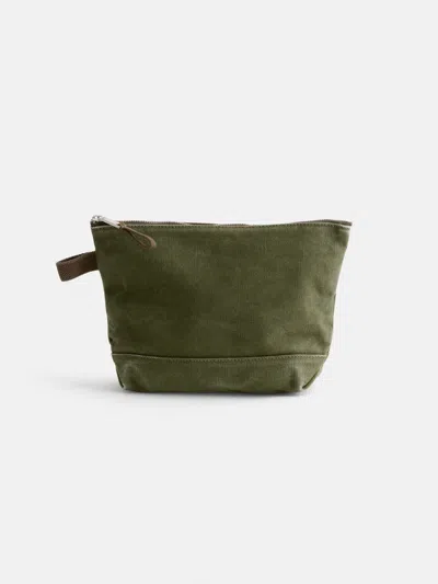 Alex Mill The Perfect Canvas Pouch In Military Olive