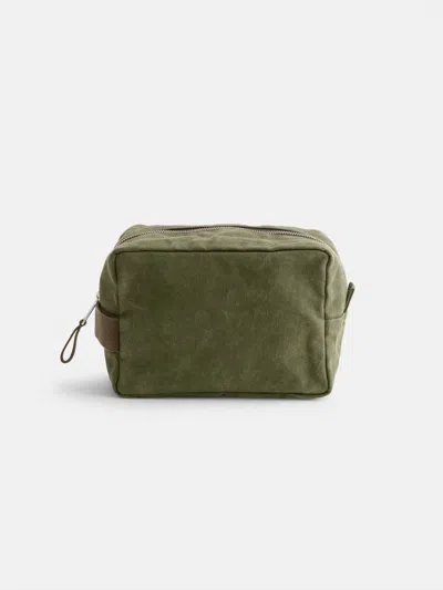 Alex Mill The Perfect Dopp Kit In Military Olive