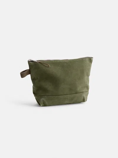 Alex Mill The Perfect Canvas Pouch In Military Olive