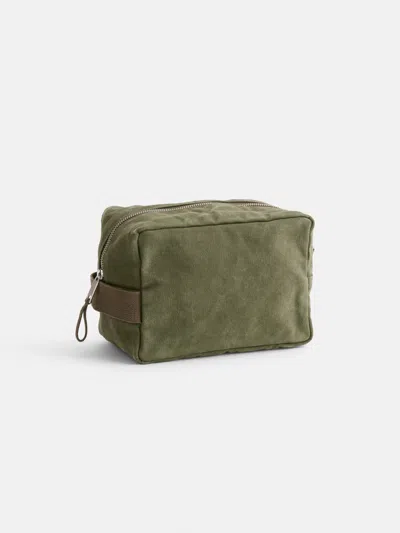 Alex Mill The Perfect Dopp Kit In Military Olive