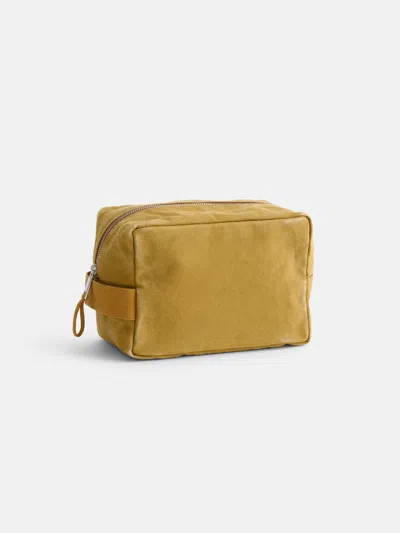 Alex Mill The Perfect Dopp Kit In Golden Khaki