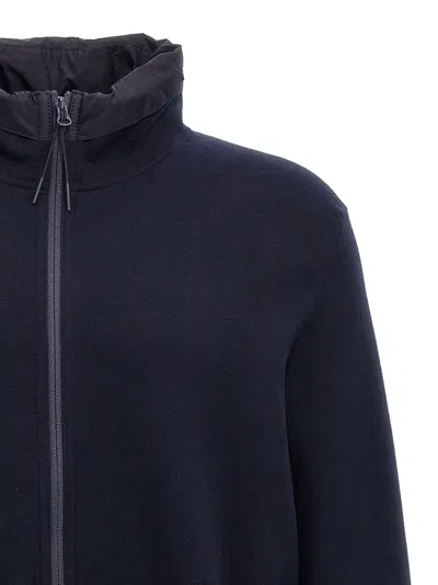 C.p. Company Minimalist Casual Jacket With High Collar And Textured Pocket