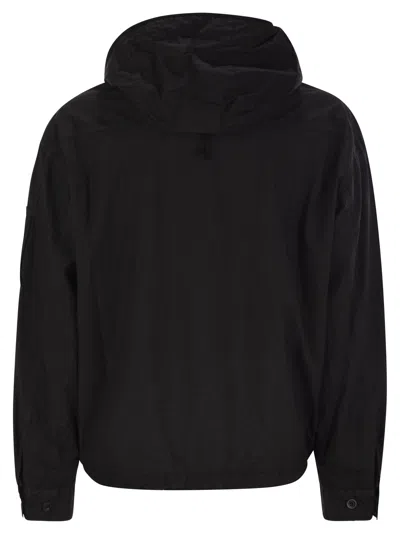 Shop C.p. Company Cp Company Hooded Jacket With Half Zip